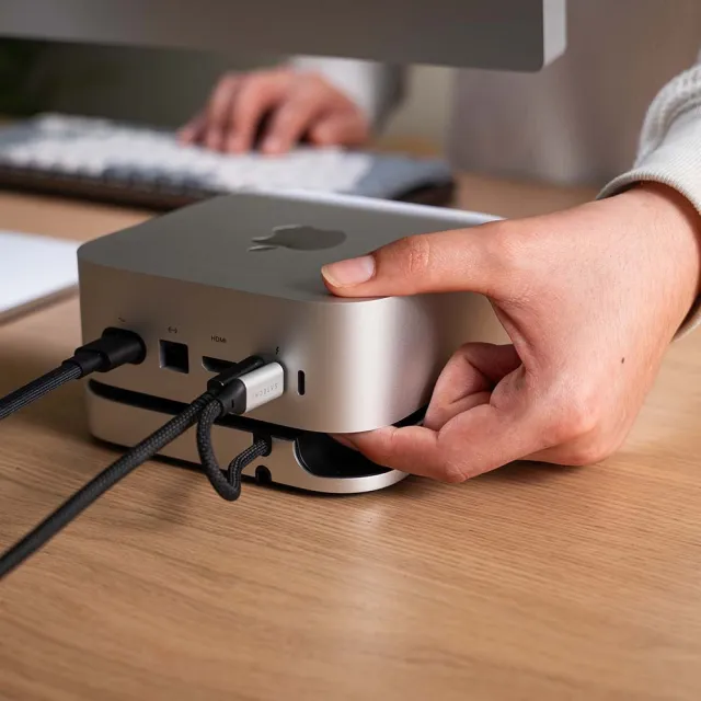 Mac Mini M4 Studio & Hub 擴充埠(銀色 / ST-GNMMES)