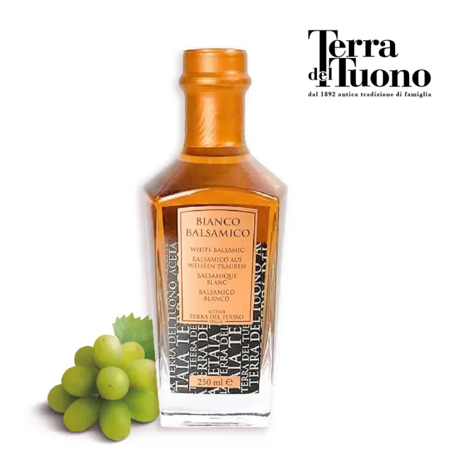 【Terra Del Tuono 雷霆之地】巴薩米克醋 白色金標250ml (義大利直送/葡萄醋/料理醋/雙11限定)