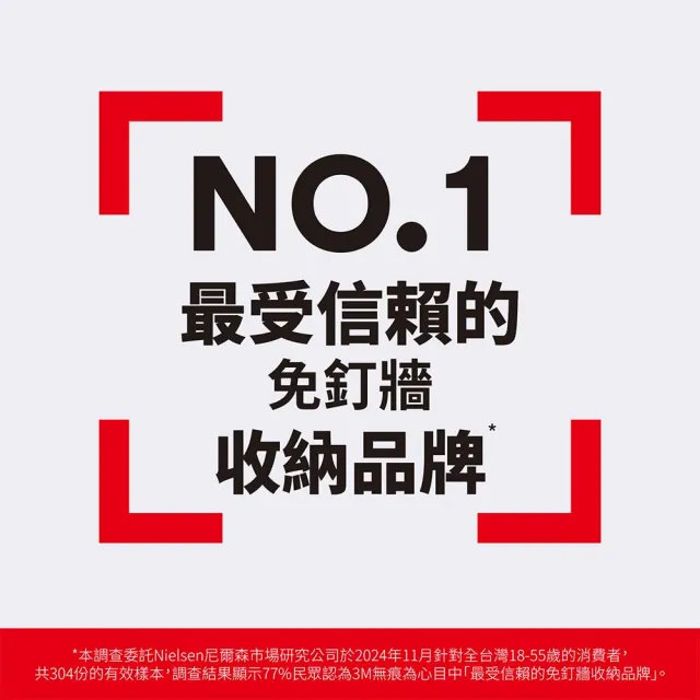 【3M】無痕US設計款金屬防水收納-浴室置物籃 免釘免鑽 BATH31