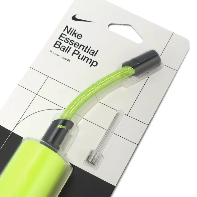 【NIKE 耐吉】打氣筒 Essential Ball Pump 綠 附球針 灌氣 N000138476-1NS