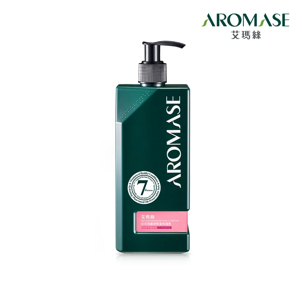 【Aromase 艾瑪絲】紅玫瑰重建髮質修護素400ml(需沖洗)