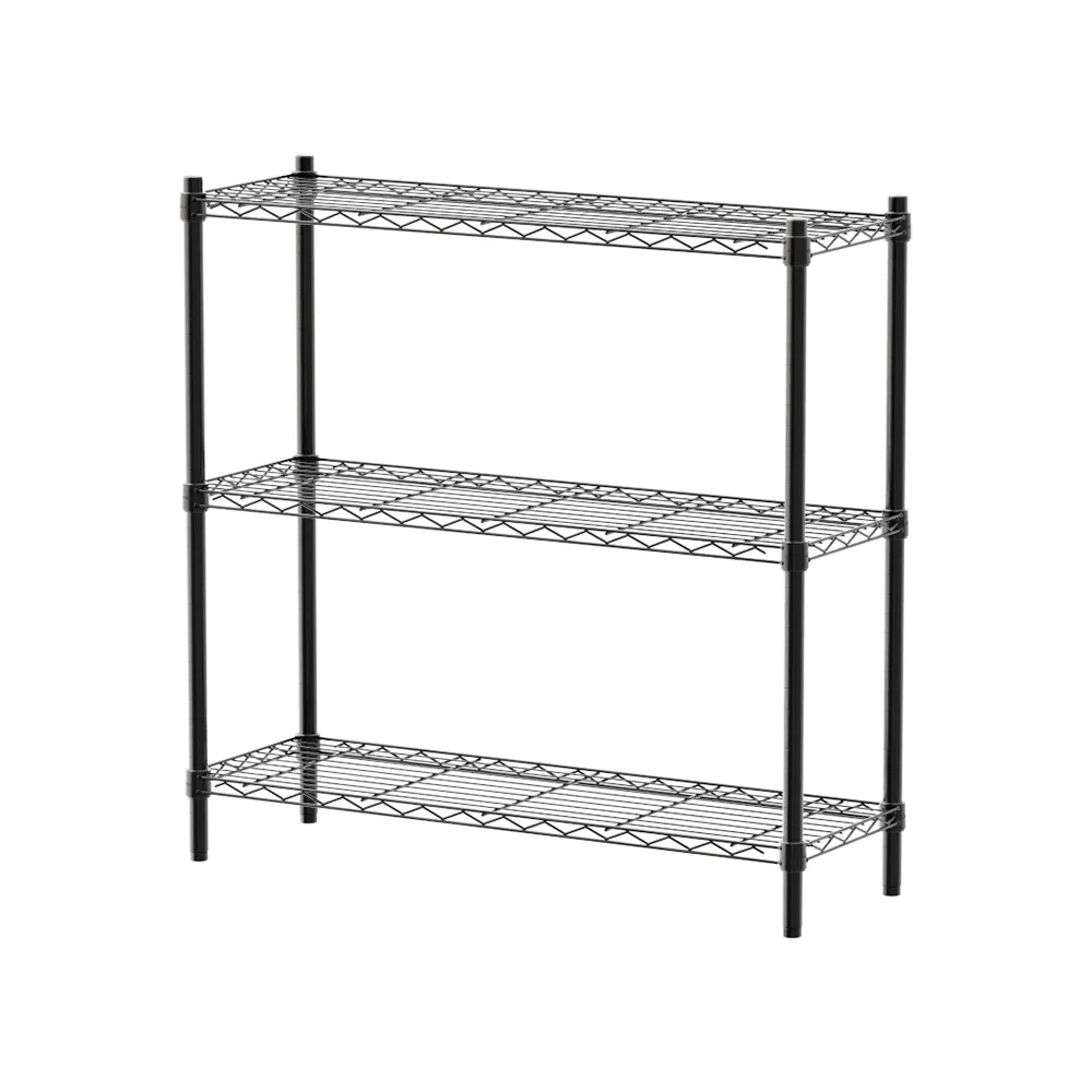 【dayneeds 日需百備】輕型 90x30x90公分 烤漆三層架(鐵架/收納/櫃子/電器櫃/層架/簽到)