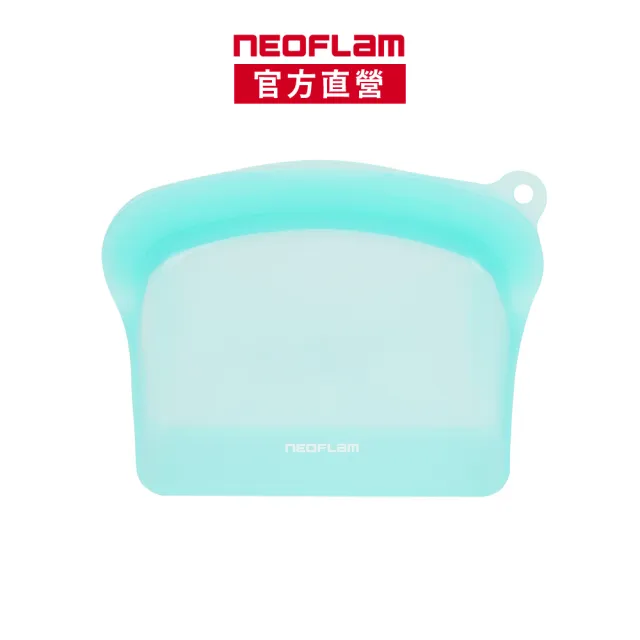 【NEOFLAM】可立式白金矽膠密封保鮮袋(小/600ml/綠色)
