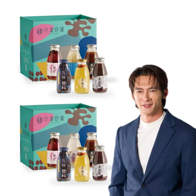 【谷溜谷溜】中秋送禮首選 珍愛五行6入綜合禮盒295ml*12瓶(禮盒/中秋禮盒/春節禮盒)