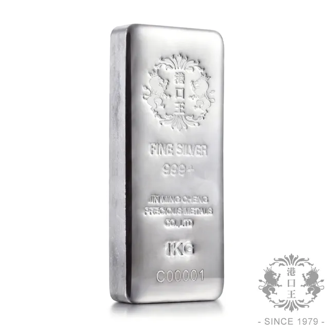【港口王】港口王銀條1公斤(白銀條塊  重量1KG)