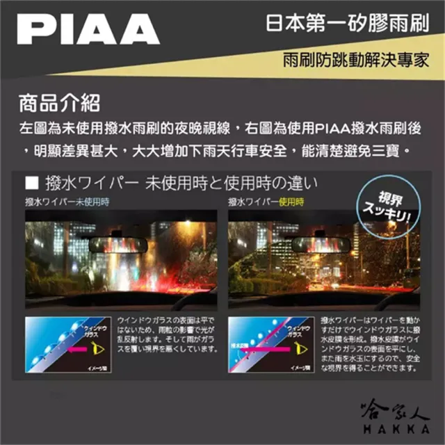 【PIAA】FOXTRON BRIA 日本矽膠撥水雨刷 24+18 贈油膜去除劑 防跳動 26年後 鴻華先進 適用 哈家人