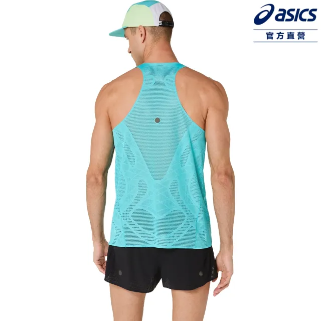 【asics 亞瑟士】METARUN 背心 男款 ACTIBREEZE 海外版 跑步上衣 2011D508-401