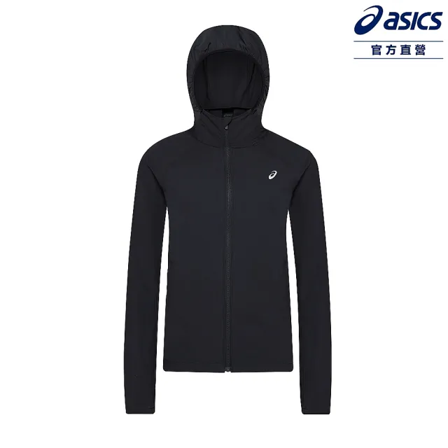 【asics 亞瑟士】涼感平織外套 女款 亞洲版 訓練外套 2032D693-001