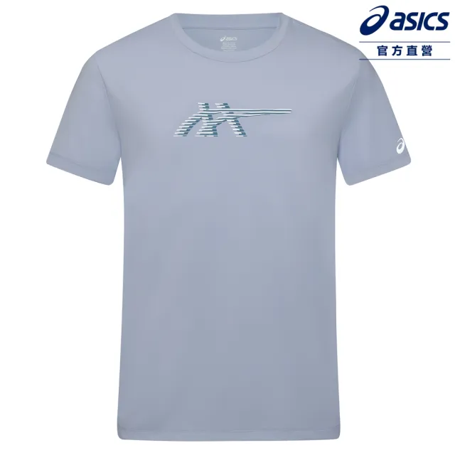 【asics 亞瑟士】涼感短袖上衣 男款 亞洲版 訓練上衣 2031F767-401