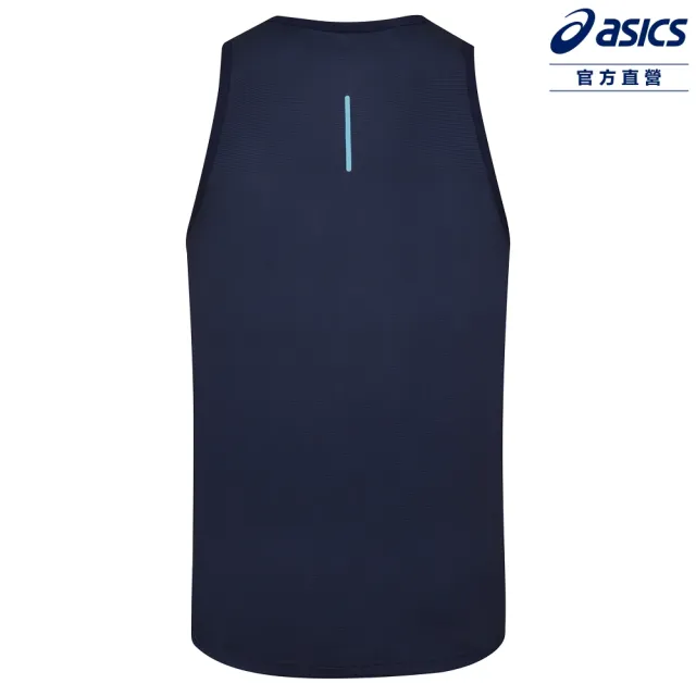 【asics 亞瑟士】涼感背心 男款 亞洲版 跑步上衣 2011D849-400