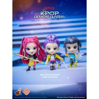 【Beast Kingdom 野獸國】KPOP獵魔女團 Q版公仔 盲盒套組(8入)｜HOT TOYS CBX351