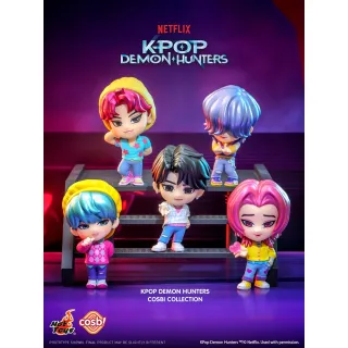 【Beast Kingdom 野獸國】KPOP獵魔女團 Q版公仔 盲盒套組(8入)｜HOT TOYS CBX351