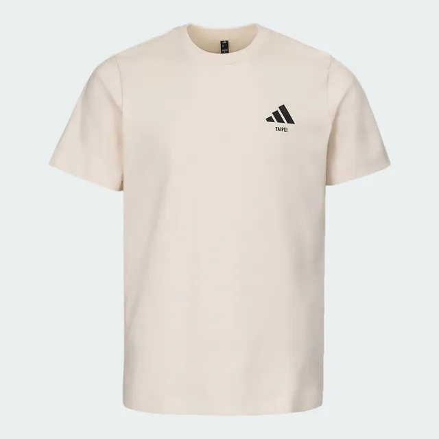 【adidas 愛迪達】運動 休閒 短袖 T恤 男上衣 TAIPEI TEE(LE1255)