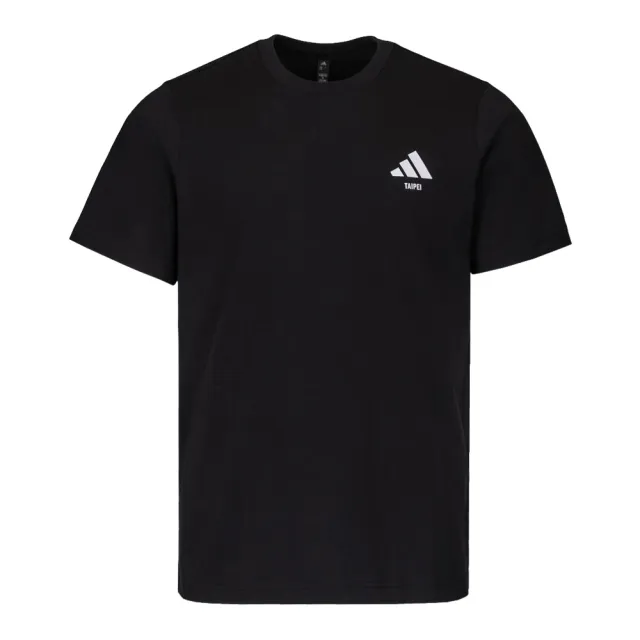 【adidas 愛迪達】Taipei Tee 男款 女款 黑色 珍珠奶茶 印花 T恤 運動 休閒 短袖 LE1254
