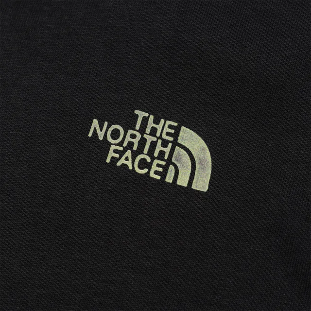 【The North Face】北面男款黑色純棉寬鬆長袖上衣｜8JKSJK3