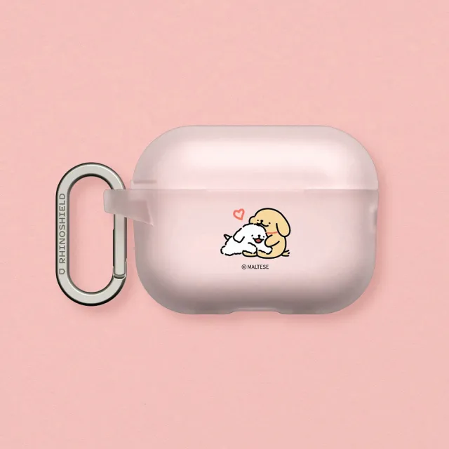 【RHINOSHIELD 犀牛盾】AirPods 5/4/Pro 3/Pro 2 防摔耳機保護殼/線條小狗討抱抱(線條小狗)