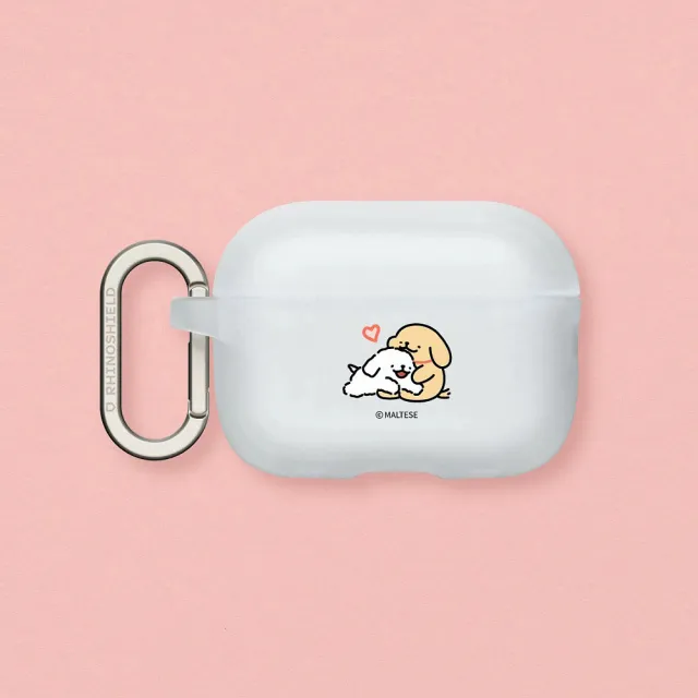 【RHINOSHIELD 犀牛盾】AirPods 5/4/Pro 3/Pro 2 防摔耳機保護殼/線條小狗討抱抱(線條小狗)