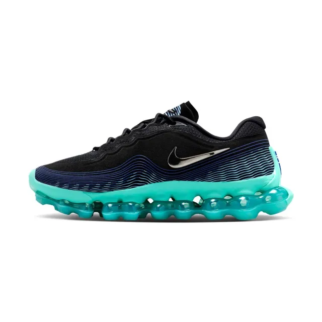 【NIKE 耐吉】Air Liquid Max Aw 運動鞋 男鞋 休閒鞋 黑綠色 舒適 氣墊鞋 IQ7635-001