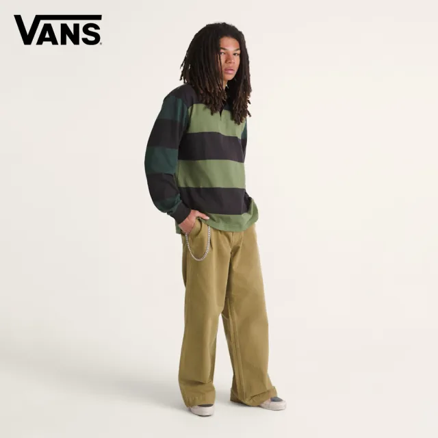 【VANS】Authentic Chino Loose Wide Leg Pant 橄欖色長褲
