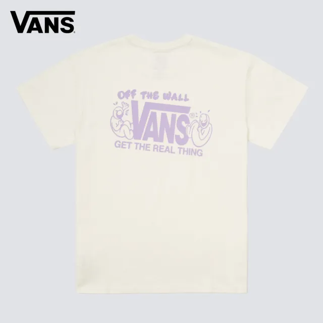 【VANS】官方旗艦 Vintage GFX 女款米白色短袖T恤