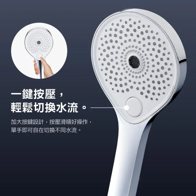 【CAESAR 凱撒衛浴】Immerse Shower 雨淋 SPA 蓮蓬頭(淋浴蓮蓬頭 / 暖身水柱)
