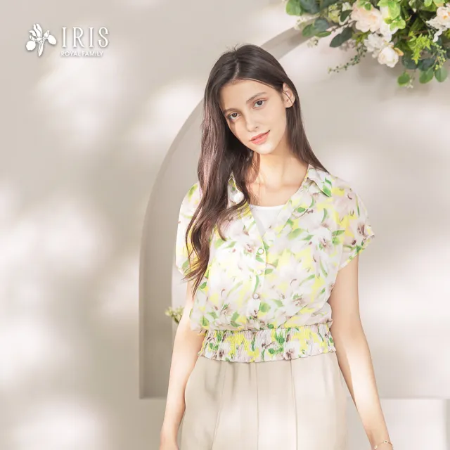 【IRIS 艾莉詩】清新假兩件落袖上衣-3色(52114)