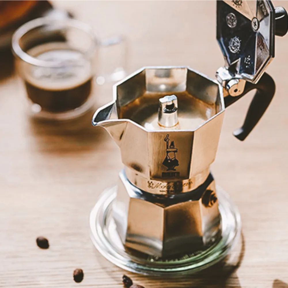 【Bialetti 比亞樂堤】經典摩卡壺MOKA-1杯份(義式濃縮/免插電咖啡機/百年咖啡壺/原廠保固2年)