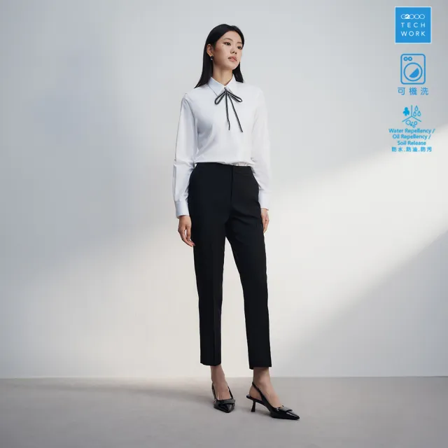 【G2000】女款 商務防水防油防汙處理西裝褲-黑色(5625103699)  面試 職場 通勤穿搭