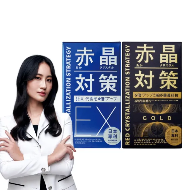 【TAIZAKU 火星生技】赤晶對策EX 60錠+赤晶對策GOLD 40錠(日常保養＆加強版舒緩 解晶代謝科技)