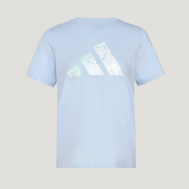 【adidas 愛迪達】Fav Tee T恤 運動上衣 休閒短袖 晴空藍 亞版(KS2868)