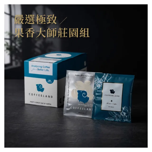 【COFFEELAND 極品莊園咖啡】嚴選極致果香大師莊園組 (好咖啡系列)