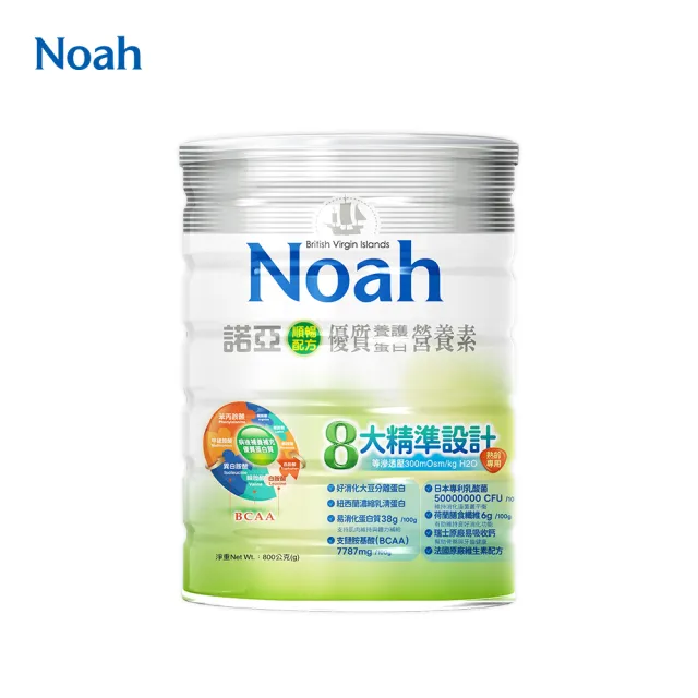 【NOAH 諾亞】諾亞 優質養護蛋白營養素 順暢配方(800g/罐)