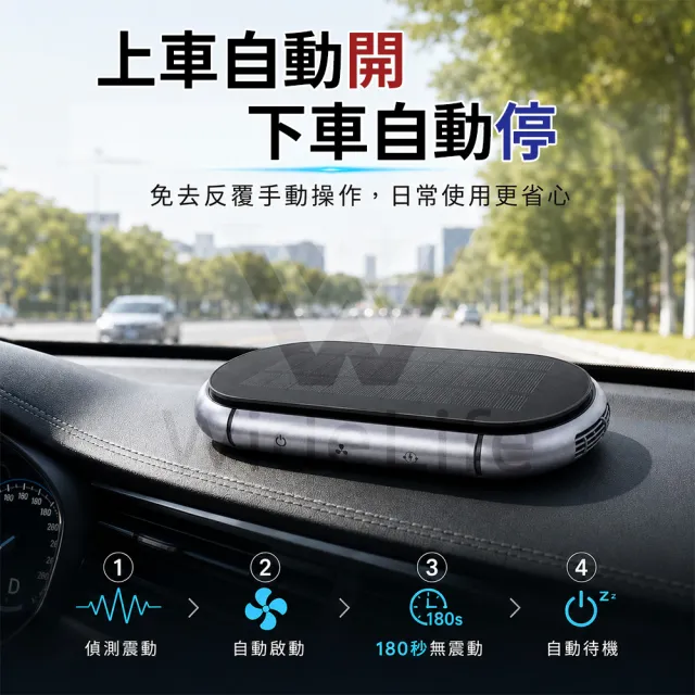 【Widelife 廣字號】光能空氣清淨機(車用空氣清淨機｜負離子空氣清淨機｜空氣淨化器｜消除異味)