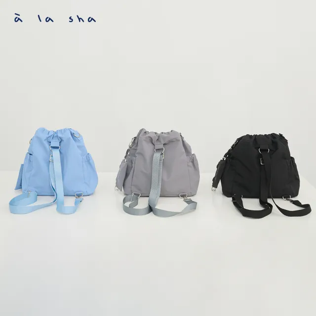 【a la sha】POLALA後側背兩用包+卡夾