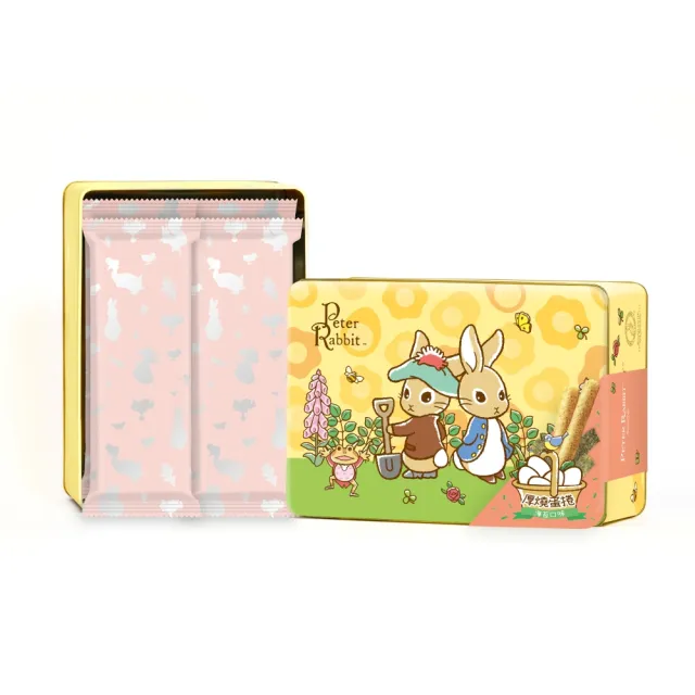 【PETER RABBIT 比得兔】厚燒海苔蛋捲禮盒228g±9gX2盒(送禮推薦)