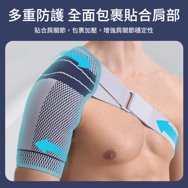 【costway】彈力加壓透氣肩膀護具 運動護肩帶 籃球健身支撐帶 肩膀支撐護具 單肩固定帶 護肩綁帶 運動護肩