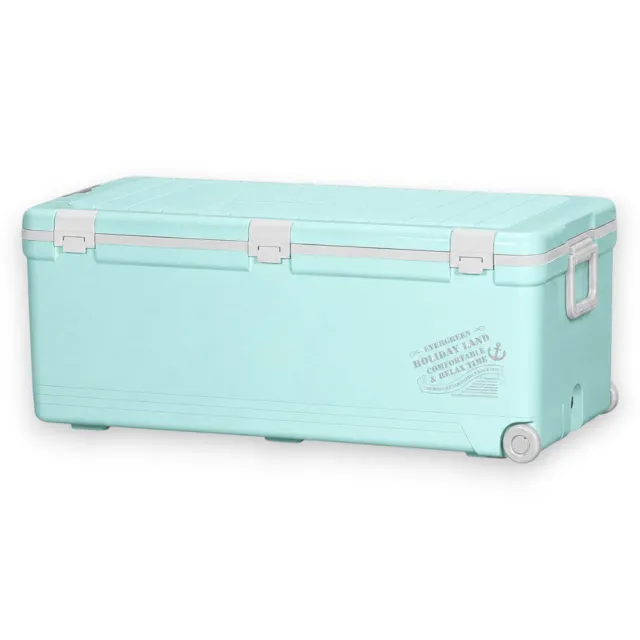【SHINWA 伸和】日本製 HOLIDAY CBX-76L冰箱#蒂芬妮綠(#露營用品#戶外露營釣魚冰箱#保冷行動冰箱#烤肉冰桶)