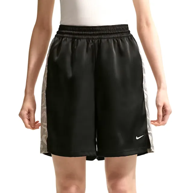 【NIKE 耐吉】As W Nk Chill Wvn Lace Short 女款 黑色 寬鬆 中腰 短褲 IM8386-010