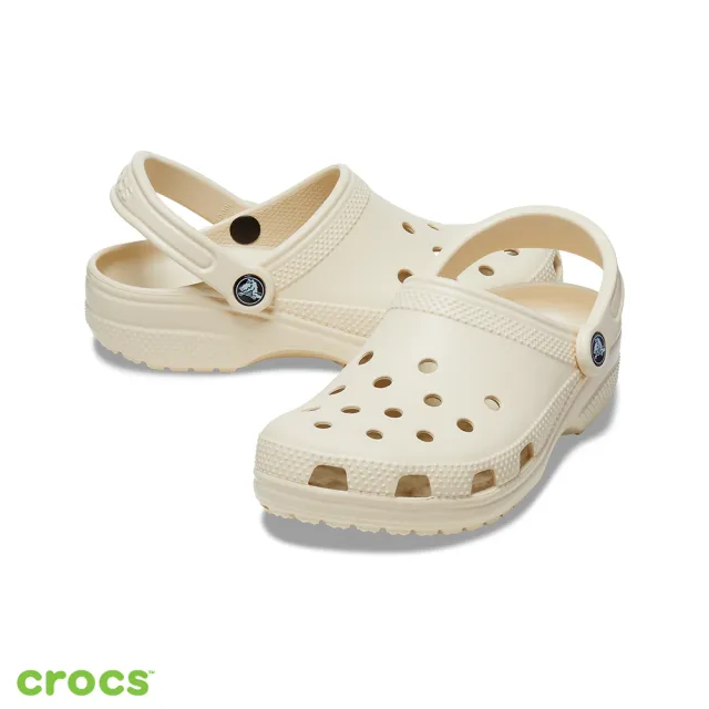 【Crocs】中性鞋 經典克駱格 洞洞鞋 骨白色(10001-2Y2)