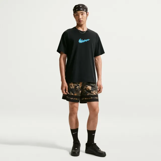 【NIKE 耐吉】AS M NK SS MAX 90 STREET TEE 男 短袖上衣 運動 休閒 落肩 寬鬆 黑(IW1201010)
