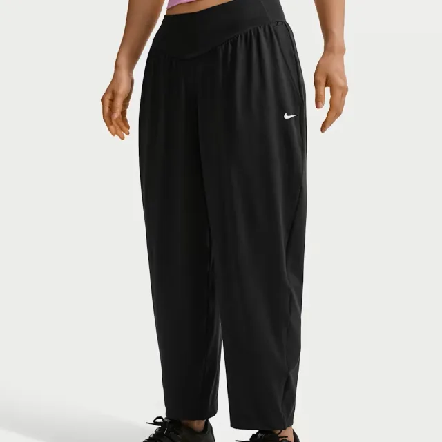 【NIKE 耐吉】AS W NK ONE RELAXED DF PANT FE 黑色 女款 運動長褲 女款 寬鬆 IU1416-010