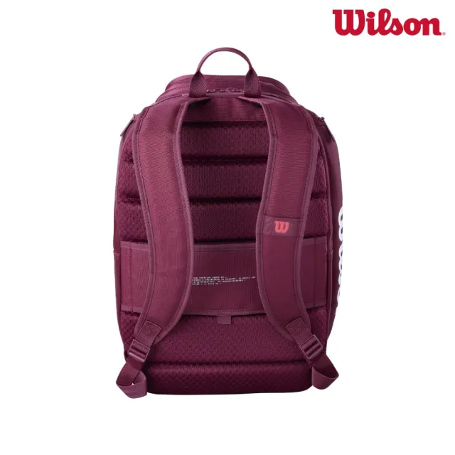 【WILSON】Defyer V1 Tennis Backpack RD 配件 後背包 紅色 WRB0000901