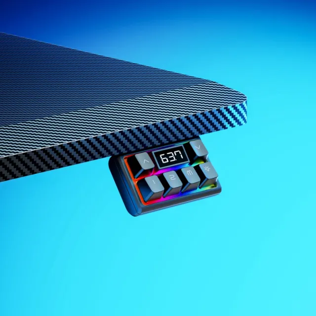 【FUNTE】Flying II RGB 電競升降桌 150x80cm / 附出線孔＆集線槽(電競桌 辦公桌 電腦桌 工作桌)