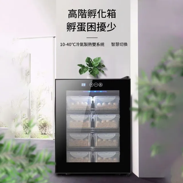 【RTAKO】寵物孵化箱 爬寵孵化機 恆溫孵化櫃 48L 智能孵化器 恆溫櫃 觸控調節 櫃腳可調 恆溫箱 孵蛋器
