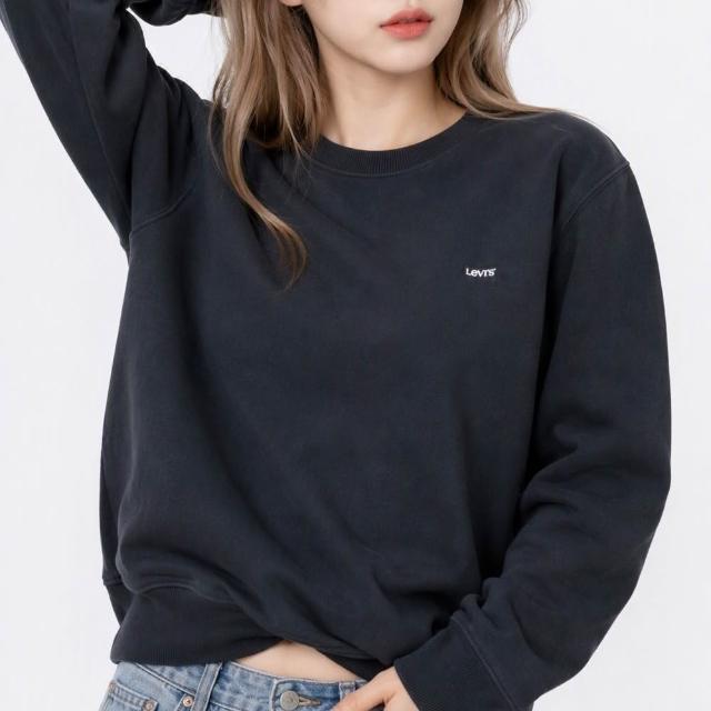 【LEVIS】經典Logo圓領大學T / 衛衣 女生上衣 熱賣單品 009HD-0000