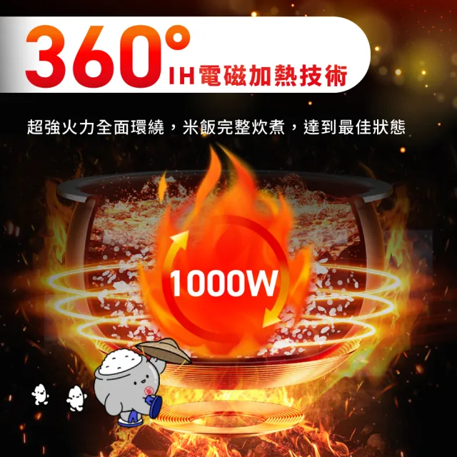 【Tefal 特福】神隊友組_ IH 8人份電子鍋+精悍系列28cm不沾炒鍋/硬悍鍋(不挑爐具、IH爐可用鍋)