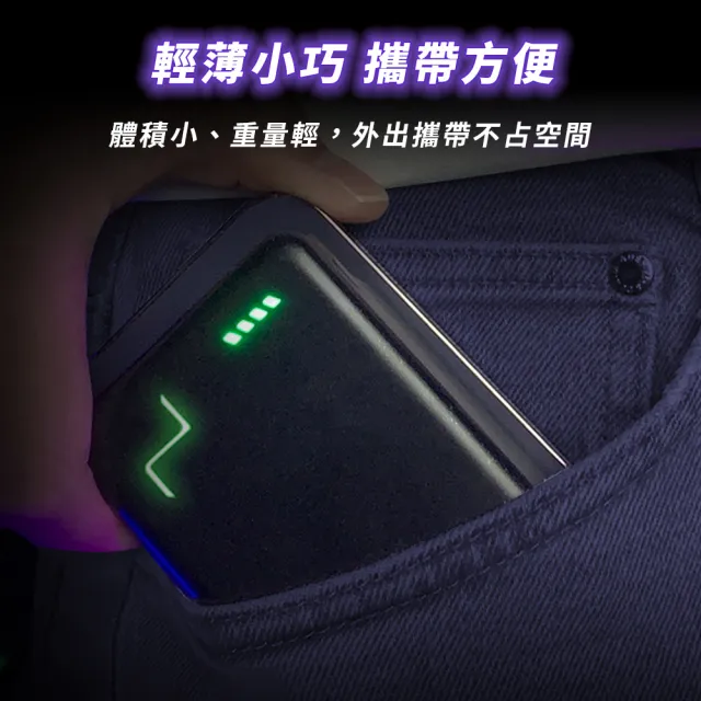 【IDEAMON】MagSafe 磁吸行動電源 YT-2201(怪獸選物 5000mAh 可上飛機 19.25Wh 電力黑客 行充 行動電源)