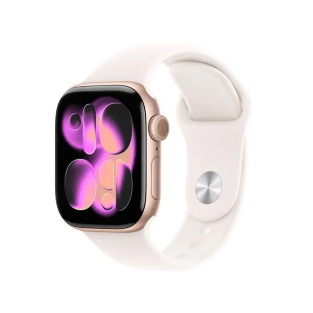 【Apple】S+級福利品 Apple Watch S11 GPS 46mm(鋁金屬錶殼搭配運動型錶帶)