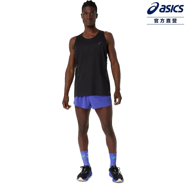 【asics 亞瑟士】METARUN 背心 男款 ACTIBREEZE 海外版 跑步上衣 2011D508-001
