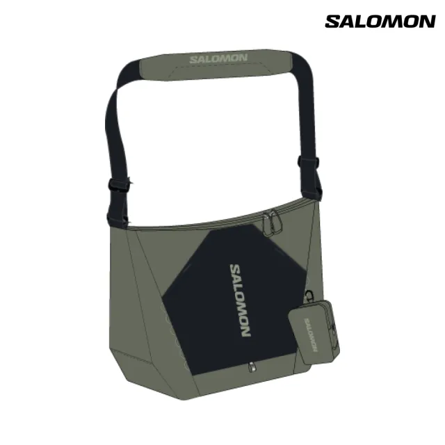 【salomon】ACS SHOULDER BAG 肩背包 茶色